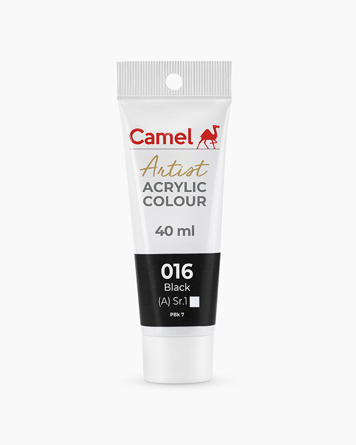 Camel Artist Acrylic Colours Black